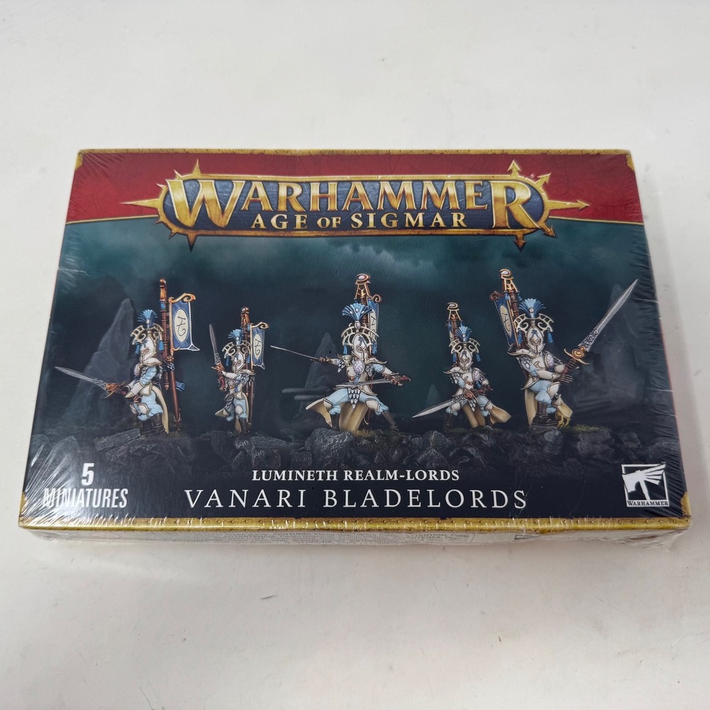 Warhammer Age of Sigmar Lumineth Realm-lords‎ Vanari Bladelords 5 Miniatures NEW